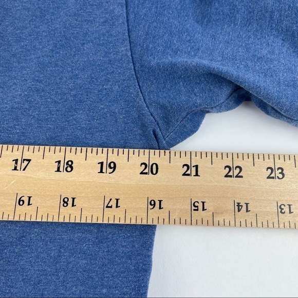 NFL Team Apparel Tshirt Mens Large Blue New York Giants Short Sleeve Crew Neck - Picture 5 of 7